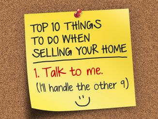 Top 10 Things To Do Selling Your Home